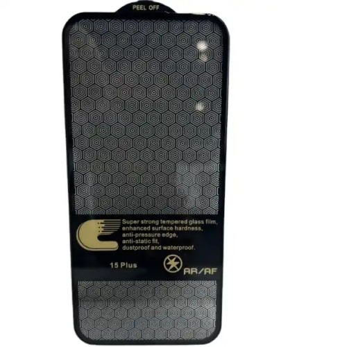 Захистне скло Protector ar af iPhone 15 Pro black  - UkrApple