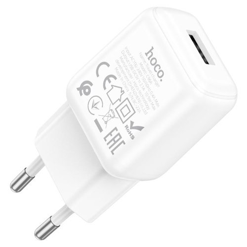Мережева зарядка Hoco C96A single port charger set white - UkrApple