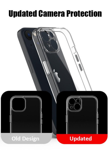 Чохол Space на iPhone 13 Pro Max Full Camera Transparent: фото 8 - UkrApple