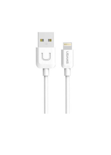 USB кабель Lightning 100cm Usams U Turn white  US-SJ097 - UkrApple