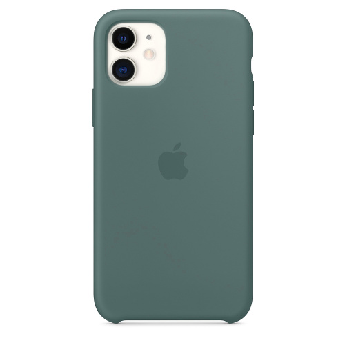 Чохол накладка xCase для iPhone 11 Silicone Case pine green - UkrApple