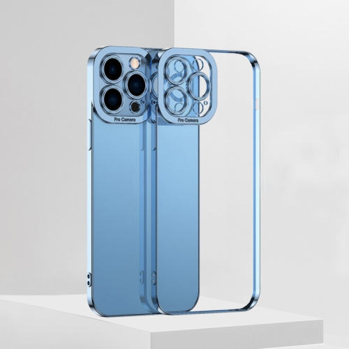 Чохол iPhone 14 Rock Electroplating Matte Full Camera blue - UkrApple