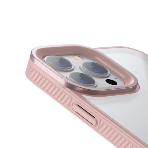 Чохол iPhone 13 Pro Baseus Crystal Case pink: фото 7 - UkrApple