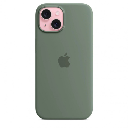 Чохол iPhone 15 Pro Silicone Case with MagSafe black : фото 7 - UkrApple