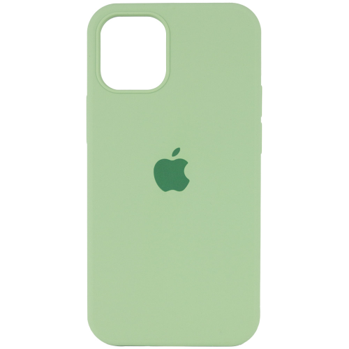 Чохол накладка xCase для iPhone 13 Silicone Case Full салатовий - UkrApple