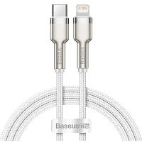 USB кабель Type-C to Lightning 200cm Baseus Cafule Metal 20W white