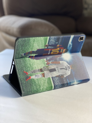 Чохол Slim Case для iPad 7/8/9 10.2" (2019-2021)/Pro 10.5"/Air 3 10.5" (2019)  Messi vs Ronaldo: фото 3 - UkrApple