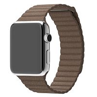 Ремінець xCase для Apple watch 42/44/45/49 mm Leather Loop Brown