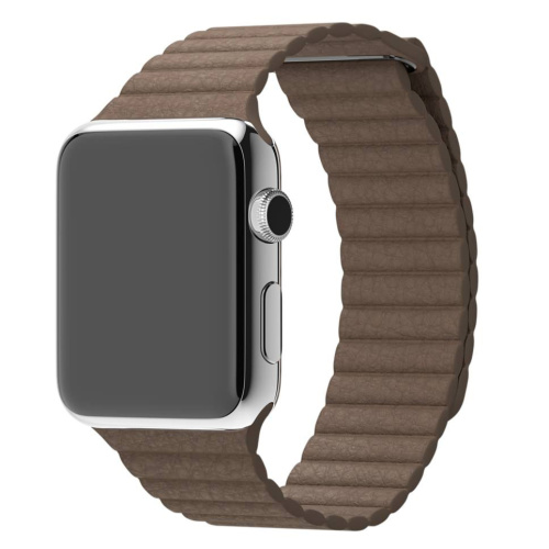 Ремінець xCase для Apple watch 42/44/45/49 mm Leather Loop Brown - UkrApple