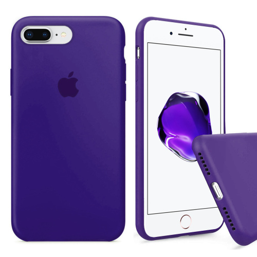 Чехол накладка xCase для iPhone 7 Plus/8 Plus Silicone Case Full purple - UkrApple