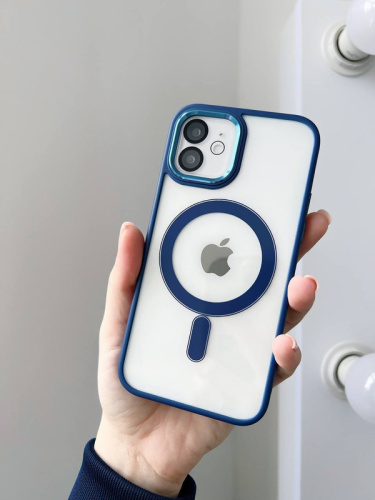 Чохол iPhone 14 Plus Crystal Case with MagSafe blue - UkrApple