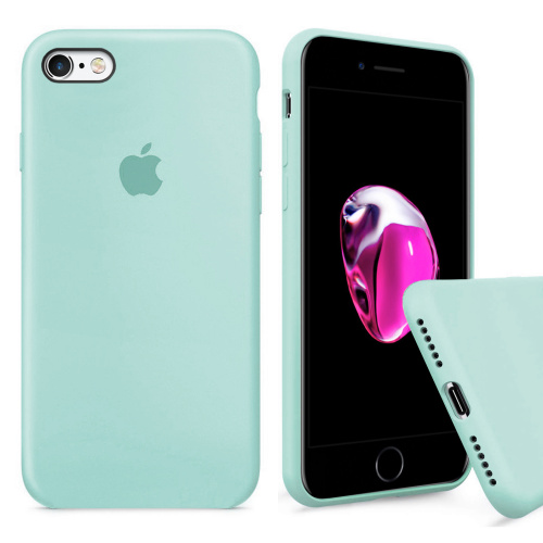 Чехол накладка xCase для iPhone 6/6s Silicone Case Full мятный - UkrApple