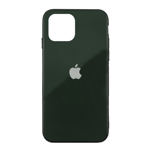 Чохол накладка xCase на iPhone 11 Glass Case Logo Metallic forest green  - UkrApple