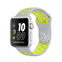 Ремінець xCase для Apple Watch 42/44/45/49 mm Sport Nike Platinum yellow