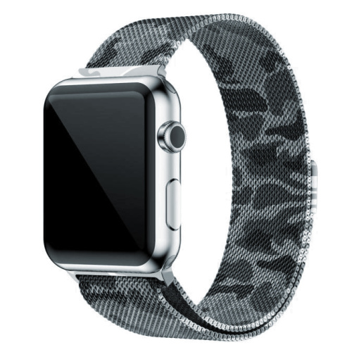 Ремінець xCase для Apple watch 42/44/45/49 mm Milanese Loop Metal Military Gray - UkrApple