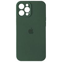 Чохол накладка xCase для iPhone 12 Pro Max Silicone Case Full Camera Pine green
