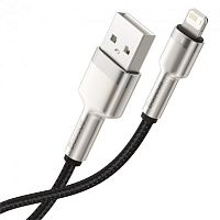 USB кабель Lightning 200cm Baseus Cafule Metal 2.4A black