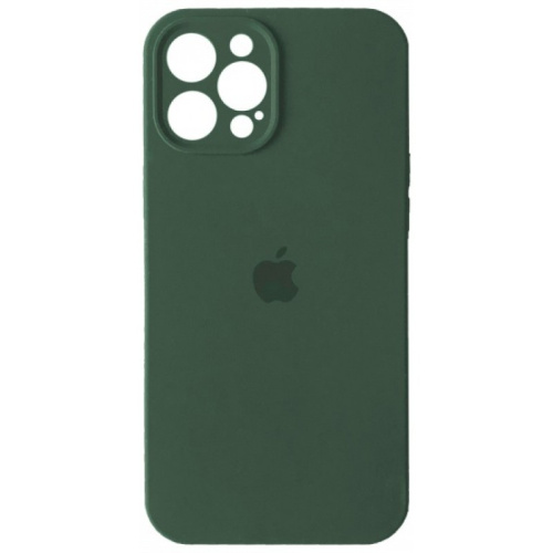Чохол накладка xCase для iPhone 12 Pro Max Silicone Case Full Camera Pine green - UkrApple