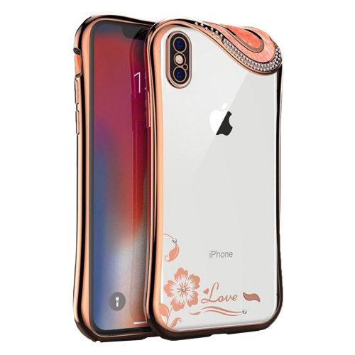 Чехол накладка xCase на iPhone 7/8/SE 2020 Glamour Rose Gold - UkrApple