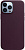 Чохол для iPhone 13 Pro Leather Case with MagSafe Dark Cherry: фото 4 - UkrApple