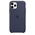 Чохол накладка xCase для iPhone 11 Pro Max Silicone Case Midnight Blue - UkrApple