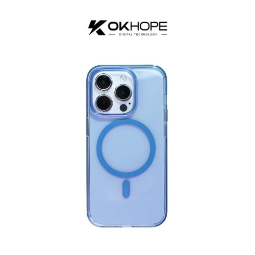 Чохол iPhone 15 Pro Max Protected transparent blue - UkrApple