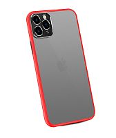 Чохол накладка xCase для iPhone 11 Pro Matt Case Camera Lens Red black