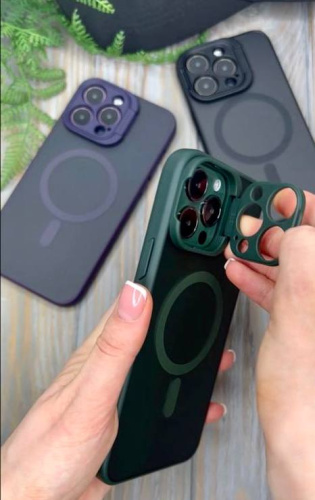 Чохол xCase для iPhone 14 Pro Stand Camera with MagSafe green: фото 4 - UkrApple