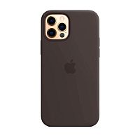 Чохол OEM Silicone Case Full with MagSafe for iPhone 12 Pro Max Black