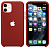 Чохол накладка xCase для iPhone 12 Pro Max Silicone Case камелія с білим яблуком: фото 2 - UkrApple
