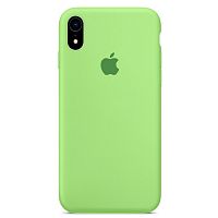 Чехол накладка xCase для iPhone XR Silicone Case Full ярко-зеленый