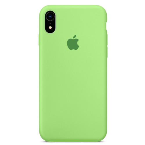 Чехол накладка xCase для iPhone XR Silicone Case Full ярко-зеленый - UkrApple