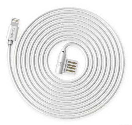 USB кабель Remax Lightning Rayen RC-075i 2.1А 1m white - UkrApple