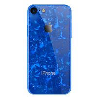 Чехол  накладка xCase для iPhone 7/8/SE 2020 Glass Marble case blue