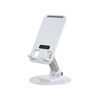 Підставка для телефона, планшета Wiwu Desktoop Rotation Stand silver  ZM109