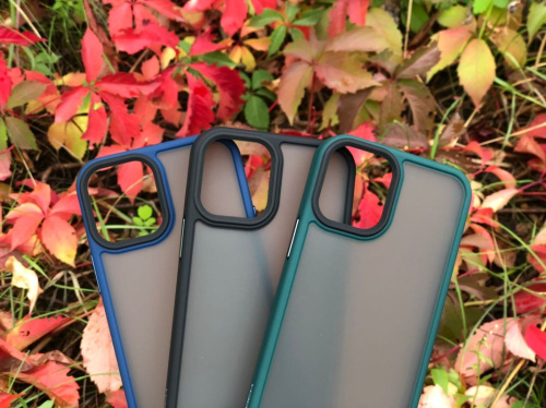 Чохол накладка Rock на iPhone 13 Pro Max Guard Series matte Blue: фото 3 - UkrApple