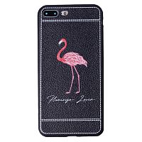 Чехол накладка xCase на iPhone 6/6s фламинго под кожу №1