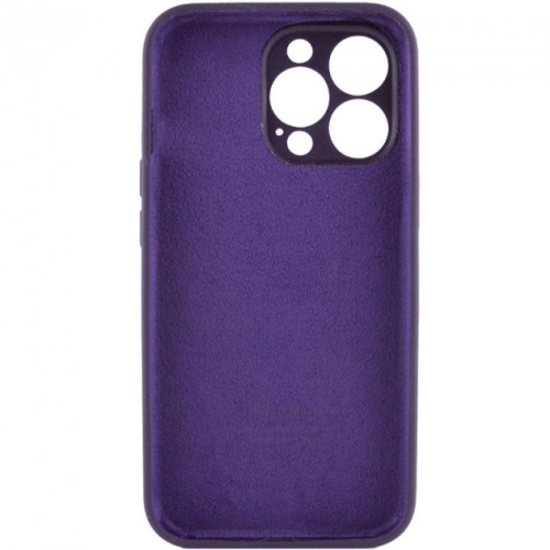 Чохол iPhone 14 Pro Max Silicone Case Full Camera elderberry : фото 4 - UkrApple