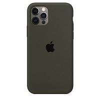 Чохол накладка xCase для iPhone 12 Pro Max Silicone Case Full Dark Olive