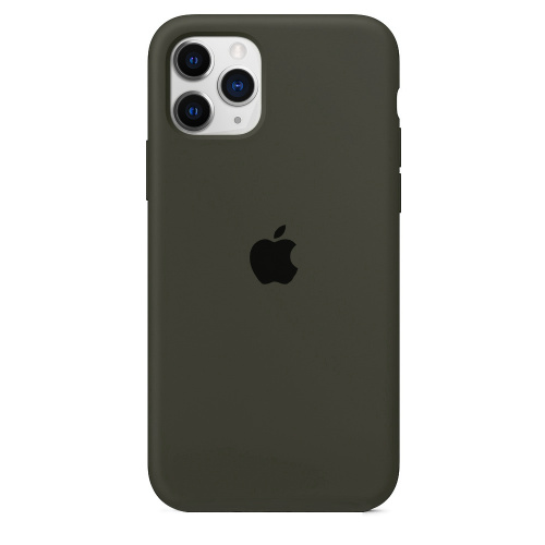 Чохол накладка xCase для iPhone 11 Pro Max Silicone Case Full Dark Olive - UkrApple
