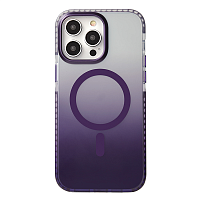 Чохол iPhone 14 Pro Max Shield Gradient with MagSafe purple 