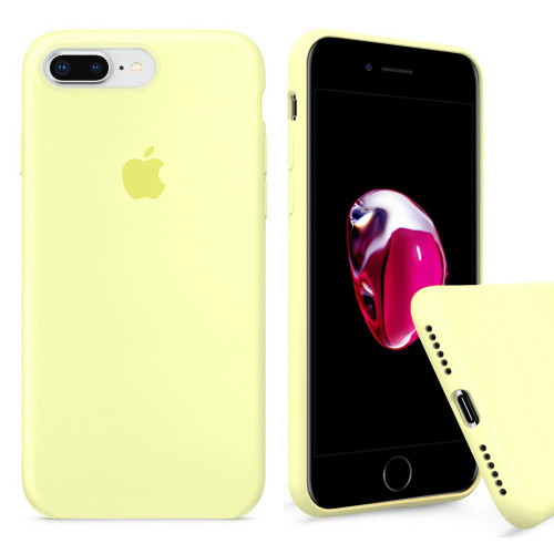 Чехол накладка xCase для iPhone 7 Plus/8 Plus Silicone Case Full mellow yellow - UkrApple