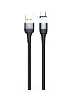 USB кабель Type-C Usams Magnetic U28 1m black 