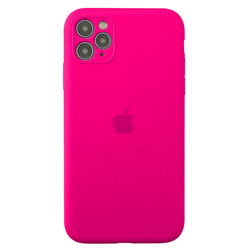 Чохол накладка xCase для iPhone 11 Pro Max Silicone Case Full Camera Hot Pink - UkrApple