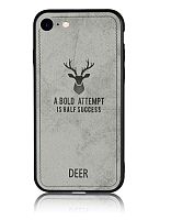 Чехол накладка xCase на iPhone 7/8/SE 2020 Soft deer gray