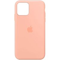 Чохол накладка xCase для iPhone 12 Mini Silicone Case Full grapefruit