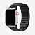 Ремінець для Apple Watch 42/44/45/49 mm Leather Link Felt black: фото 2 - UkrApple