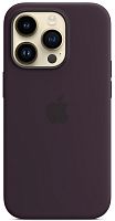 Чохол iPhone 14 Pro Silicone Case Full elderberry