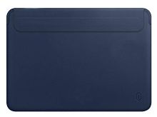 Папка конверт для MacBook 14,2'' Wiwu Skin Pro2 Leather blue 