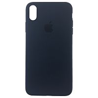 Чехол накладка xCase для iPhone XS Max Silicone Slim Case Midnight Blue